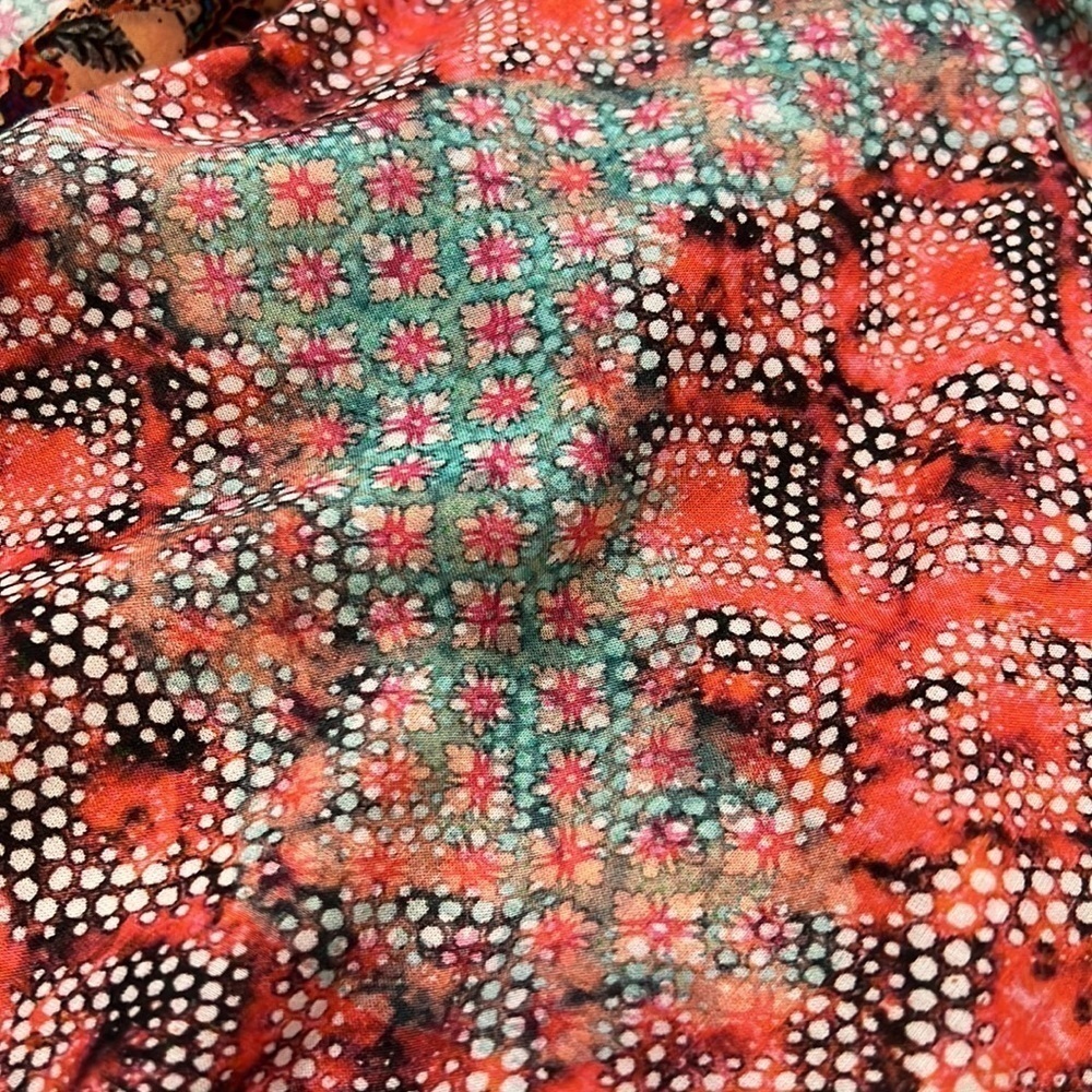 Mahila Anthropologie brand open front Kimono One Size - Picture 11 of 13